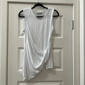 NWOT T Tahari medium white top. Classy and elegant.